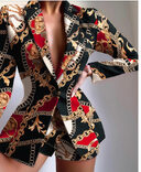 Casual Printed Fashion Small Suits For Women
