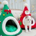 Autumn And Winter Warm Cat Nest Christmas Hat