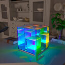 Acrylic Lamp Cube LED Color Table Box