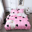 Printed Four-piece Eyelashes Size Bedding Products