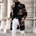 Plaid Men's Coat New Wish