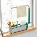 New Kitchen Sink Rack Telescopic Drain Basket