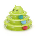 Color Cat Toy Three-layer Round