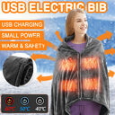 Winter Flannel Heated Blanket Cold Protection Body Warmer