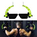 Gym Fitness Lat Pulldown Rowing Bar Pulley Cable