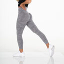 Fashion Snowflake Cropped Camouflage Jacquard Seamless Fitness Yoga