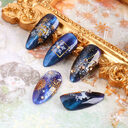 New Nail Stickers 3D Christmas Series Two-color Golden