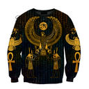 Printed Sports Casual Pullover Zipper Sweater