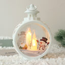 Christmas Decorations Candle Lights Retro Window