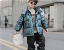 Western Style Big Kids Thick Winter Children's White