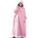 Lazy Blanket Hooded Flannel TV Clothes Pajamas Sweater
