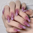 Wearing Nails Finished Soft False