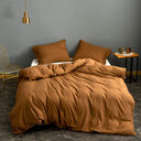 Fashion Home Textile Single Product Bedding Brushed Solid