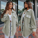 New Autumn And Winter Loose Casual Stitching Polyester