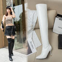 High Boots Women Stiletto Heel Side Zipper Stretch