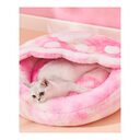 Enclosed Cat Bed For Pets To Sleep Warm