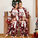 Christmas European And American Deer Head Print Parent-child