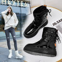 Women's Thick And Velvet Cotton Flat-bottomed Thick-soled Ankle