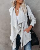 New Pocket Draped Mid-length Windbreaker Jacket For Autumn