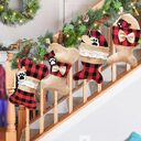 Christmas Ornament Socks Gift Bag