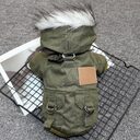 Padded Dog Clothes Coat For Small Dogs
