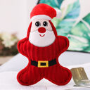 Santa Penguin Snowman Pet Molar Doll Plush Toy