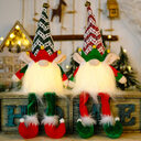 Rudolph Doll With Christmas Elf Lights