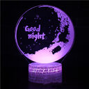 Creative 3D Light LED Bedside Night
