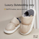 One Shoe Two Wear Cotton Slippers With Thick