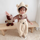 Baby Jumpsuit Autumn And Winter Plus Velvet Clothing