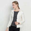 Lightweight Down Jacket Women Short Hooded Super