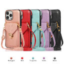 Creative Card Leather Diagonal Lanyard New Mobile Phone