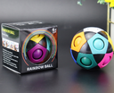 Decompression Soccer Rainbow Ball Magic Cube 12-hole Intellectual