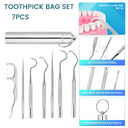 Stainless Steel Toothpick 304 Household Portable Cleaning Tool