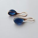 Four Color Inlaid Opal Earrings European And American