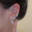 Willow Earrings Wear Detachable Micro-inlaid Zircon Tree Before