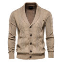 Men's Cardigan Sweater Padded Trend