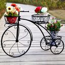 Tricycle Plant Stand Flower Pot Cart Holder Ideal