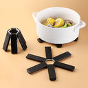 Foldable Pan Mat Sturdy Heat Resistant ABS Heat-insulated