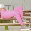 Hip-lift Tight-fitting Sports Leggings Solid Color