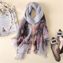 Antique Printed Elegant Scarf Ladies Fashion Sunscreen