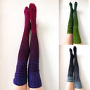 Women's Tie-dye Knitted Long Tube Over The Knee