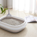 Pet Toilet Cat Litter Box with Scoop Anti-Splash
