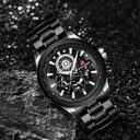Quartz Watch For Men Black Gold Man Business