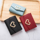 New Wallet Short Style Cross Section Youth Tri-fold