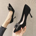 All-match French Girl With Pointed Sexy Stiletto