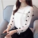 Women's Shirts Chiffon Bottoming