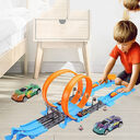 Alloy Racing Track Catapult Car Boy Kids Toy