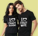 European And American Couples Short-sleeved T-shirts For Men