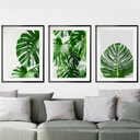 Home Decor Green Plant Canvas Painting